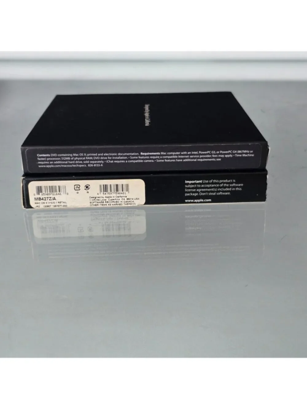 Apple MAC OS X LEOPARD Version 10.5.1  Retail Install DVD With Manual (MB427Z/A)